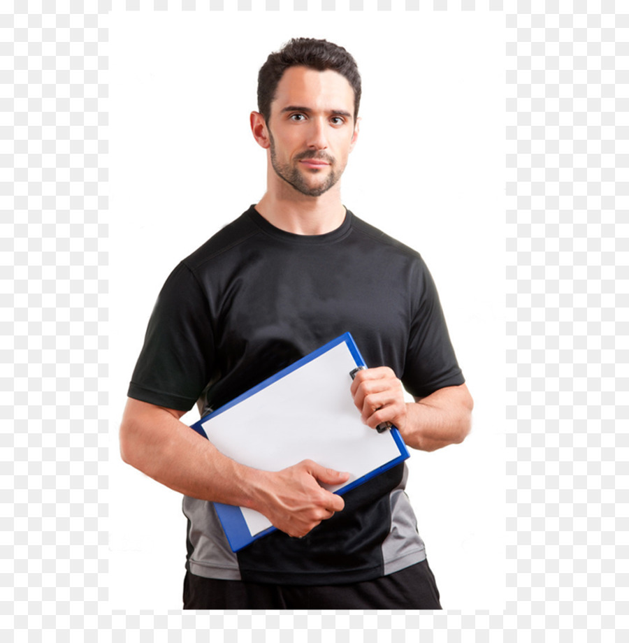 Homme Avec Presse Papiers，Presse Papiers PNG