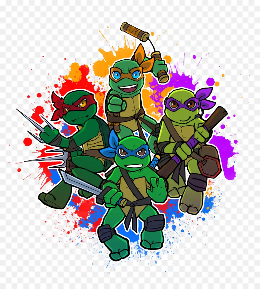 éclat，Teenage Mutant Ninja Turtles PNG