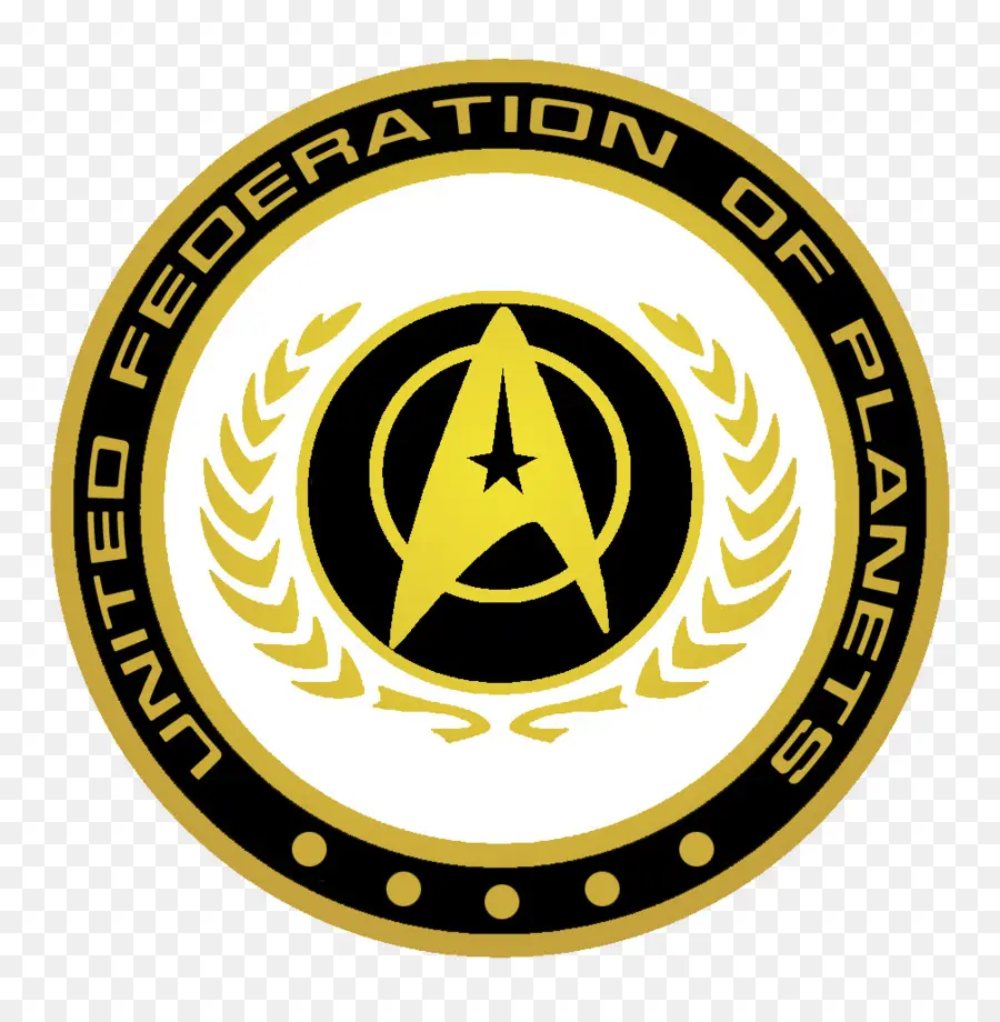 Logo Star Trek，Or PNG