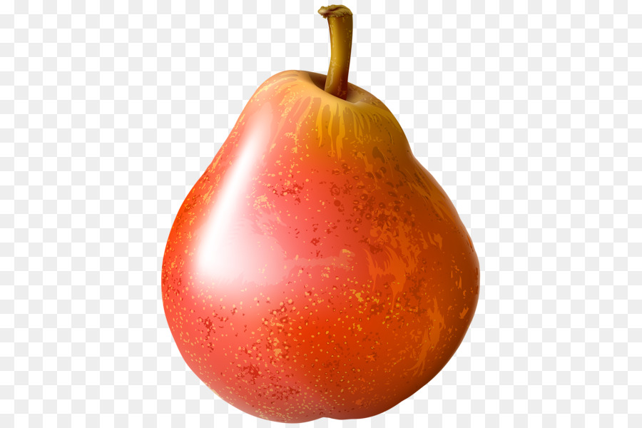 Poire Rouge Et Jaune，Juteux PNG