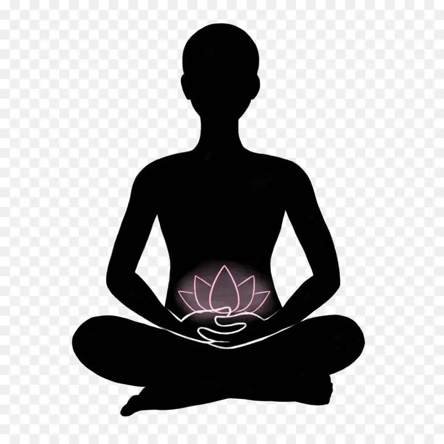 Silhouette De Méditation，Yoga PNG