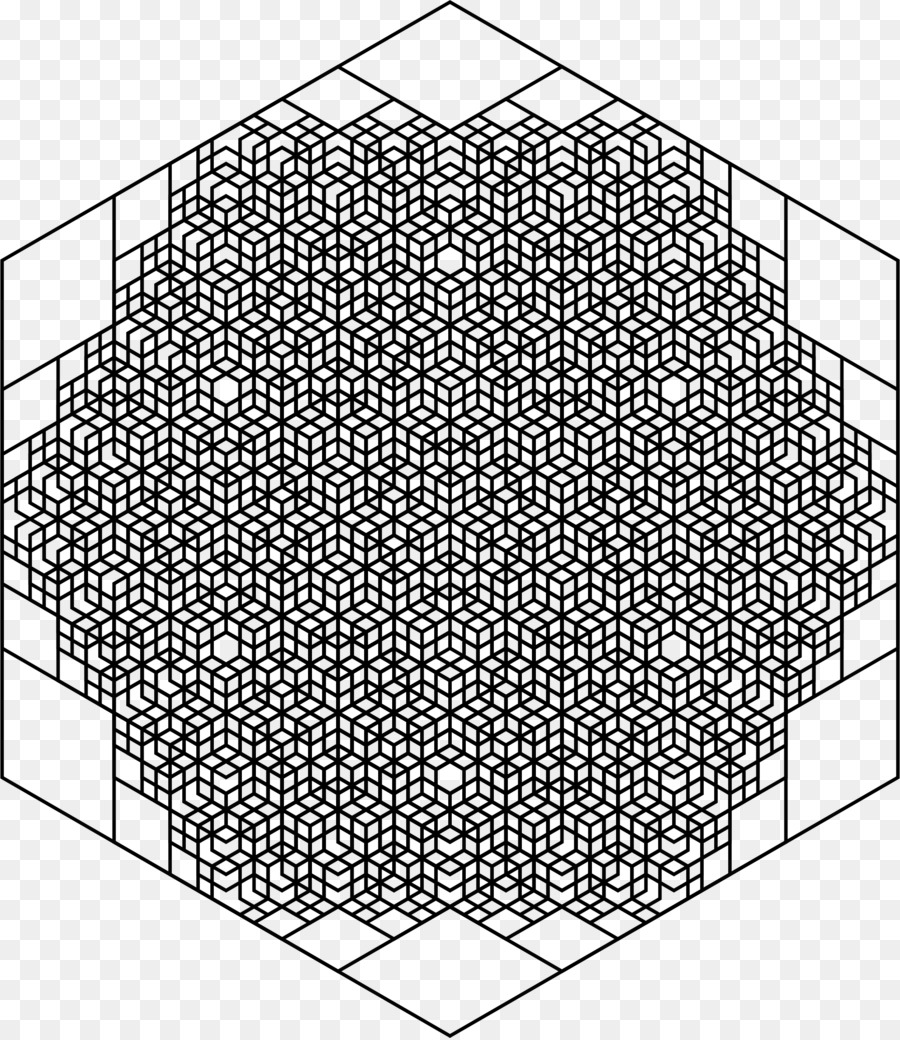 Motif Géométrique，Hexagone PNG