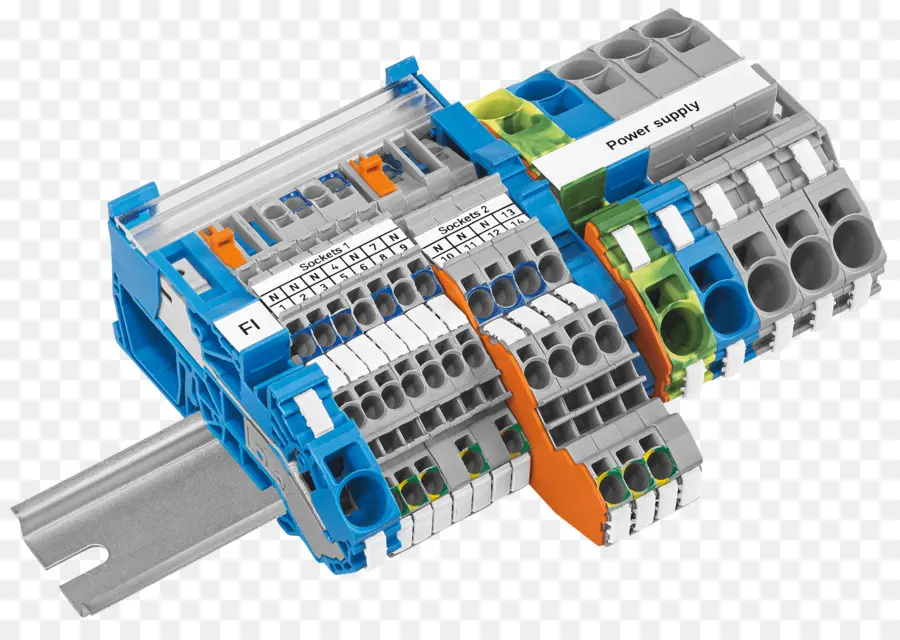 Bornier électrique，Câblage PNG