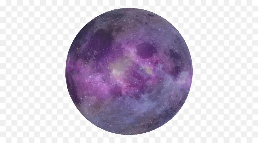 Lune Violette，Espace PNG