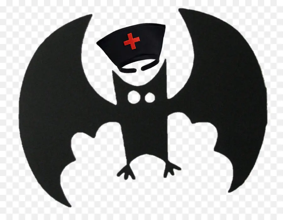 Chauve Souris Avec Chapeau D'infirmière，Infirmière PNG