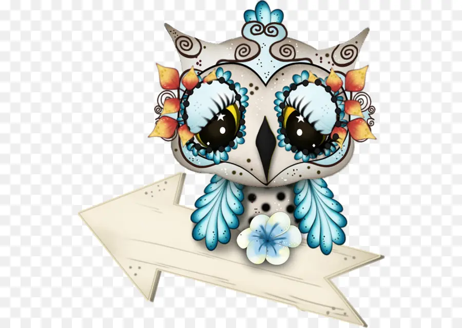 Hibou Mignon，Flèche PNG