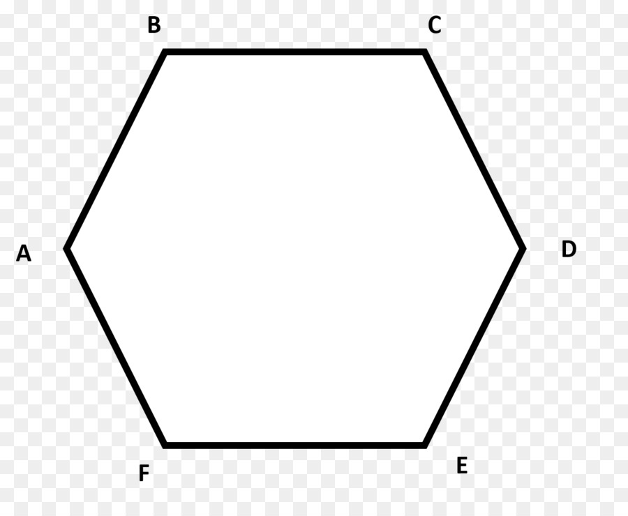 Hexagone，Polygone PNG