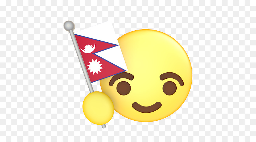 Emoji Avec Drapeau，Sourire PNG