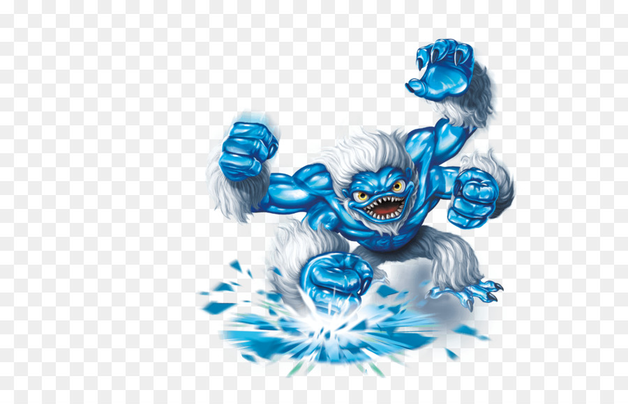 Monstre Bleu，Glace PNG