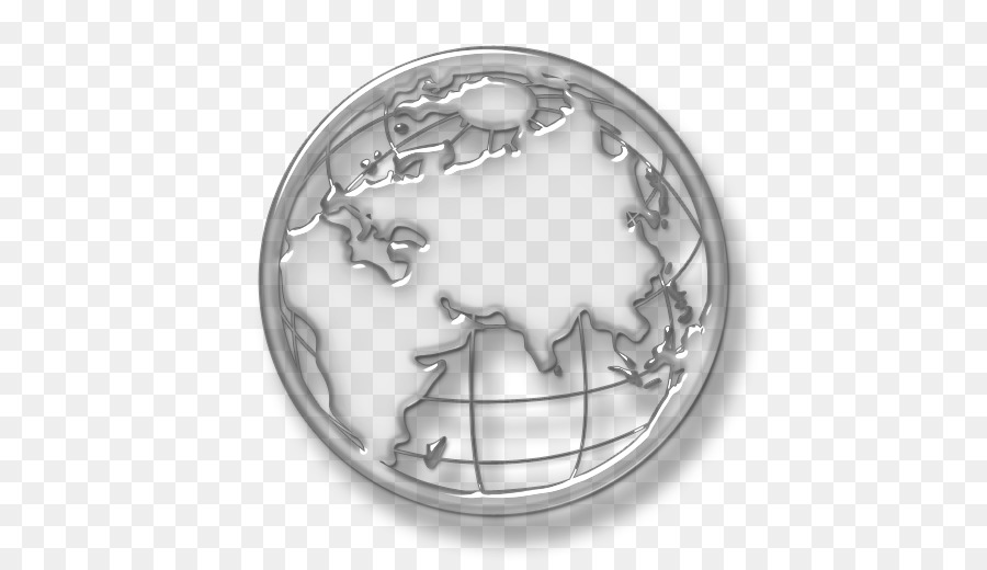 Globe D'argent，Monde PNG