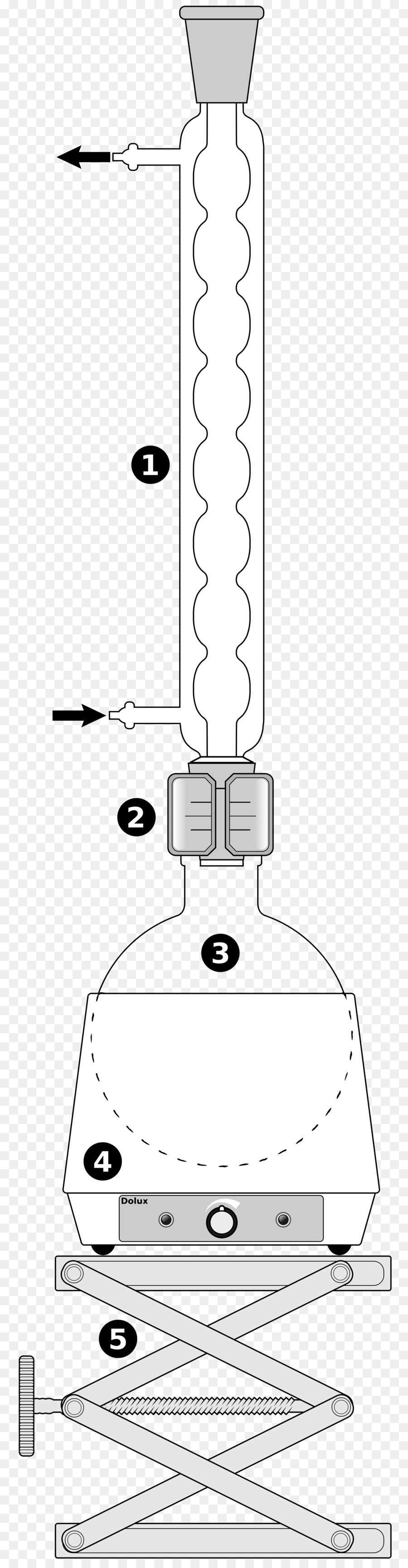 Équipement De Laboratoire，Condenseur PNG