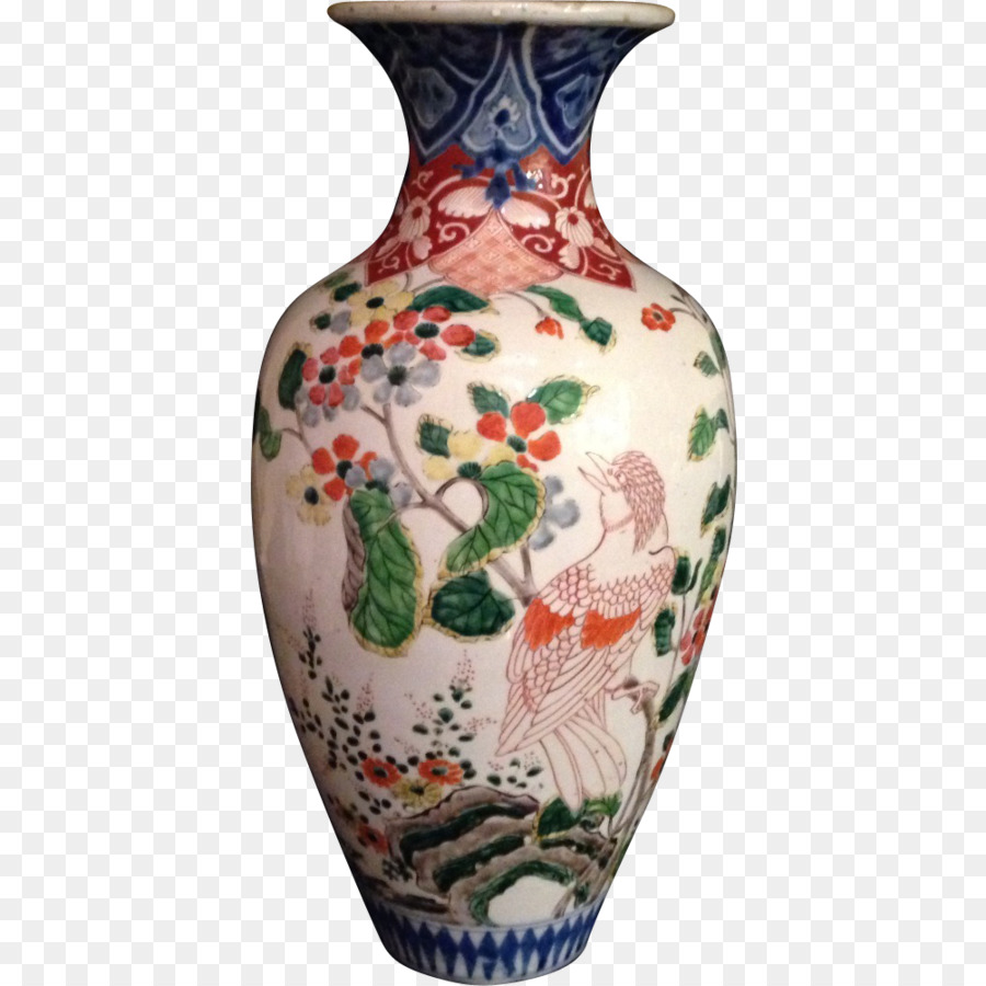 Vase En Porcelaine，Conception Florale PNG