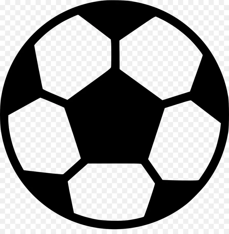 Ballon De Football，Noir PNG