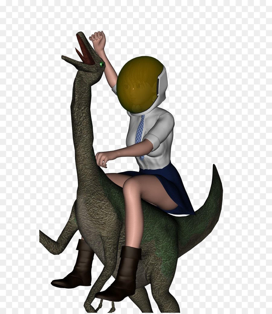 Personne Chevauchant Un Dinosaure，Fantaisie PNG