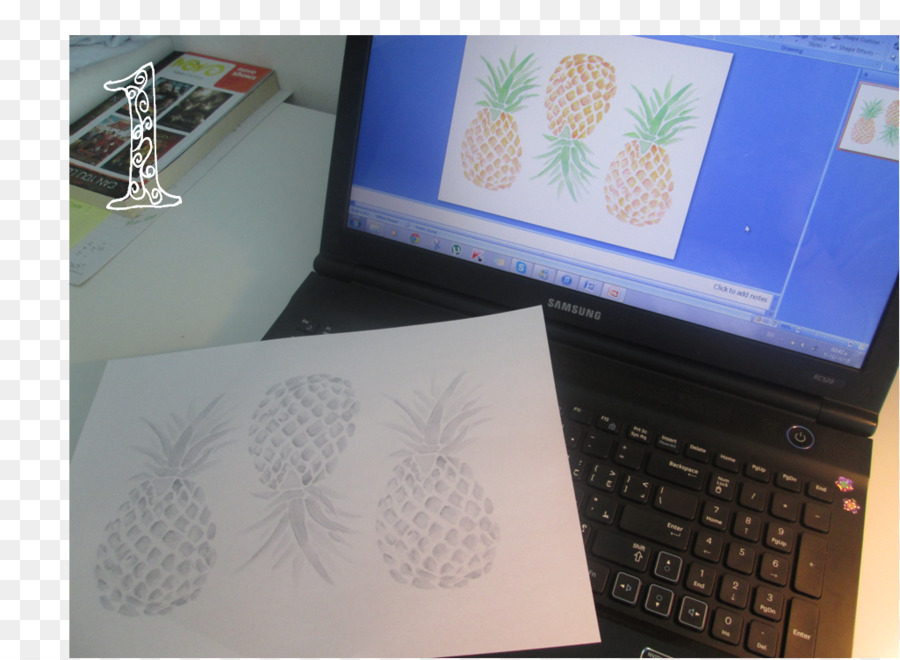 L Ananas，Toile PNG