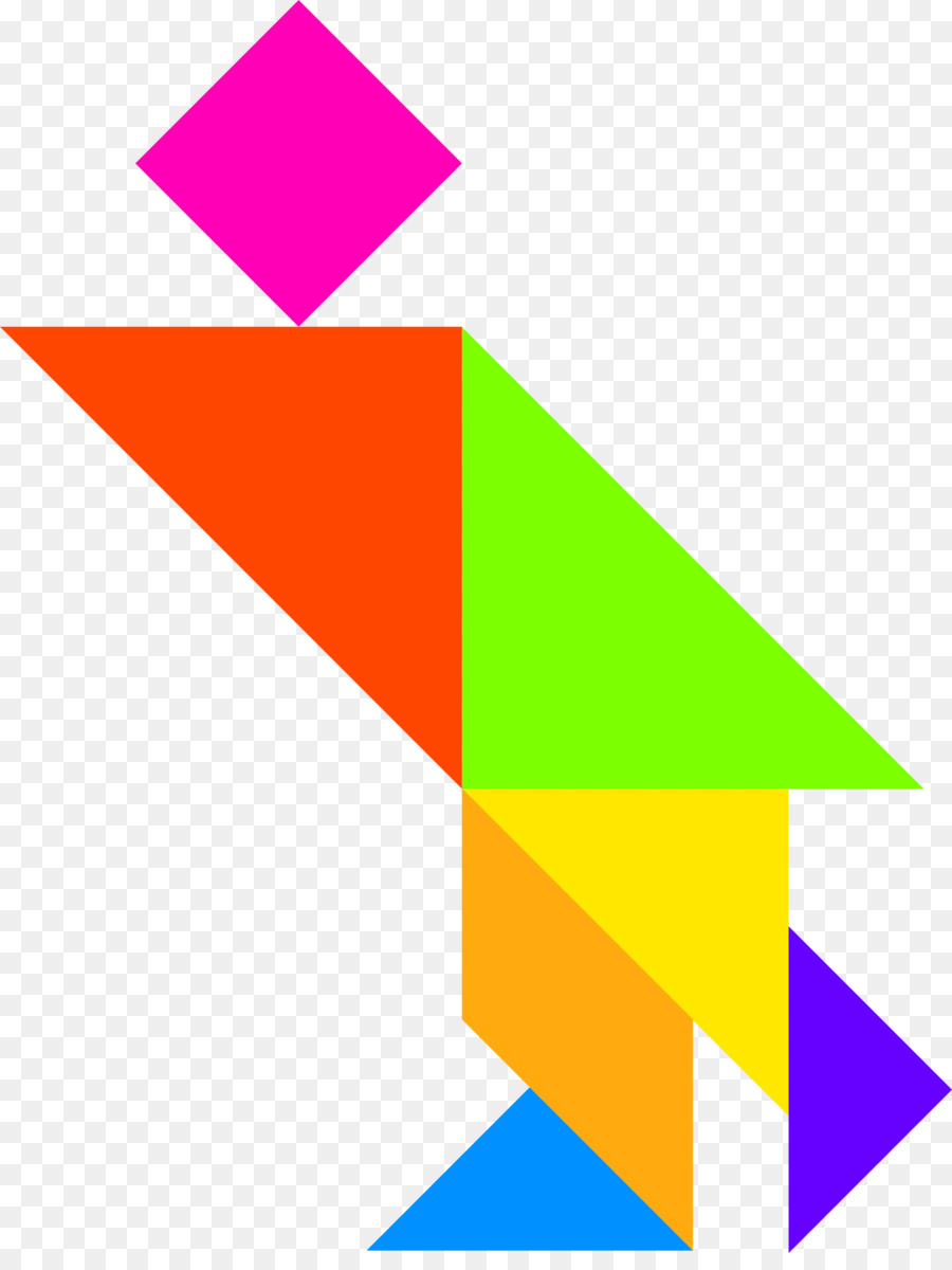 Tangram，Triangle PNG