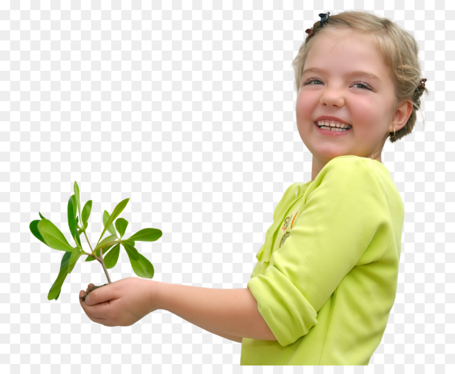 Fille Avec Plante，Usine PNG