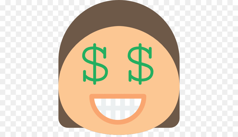 Emoji Yeux De Dollar，Affronter PNG