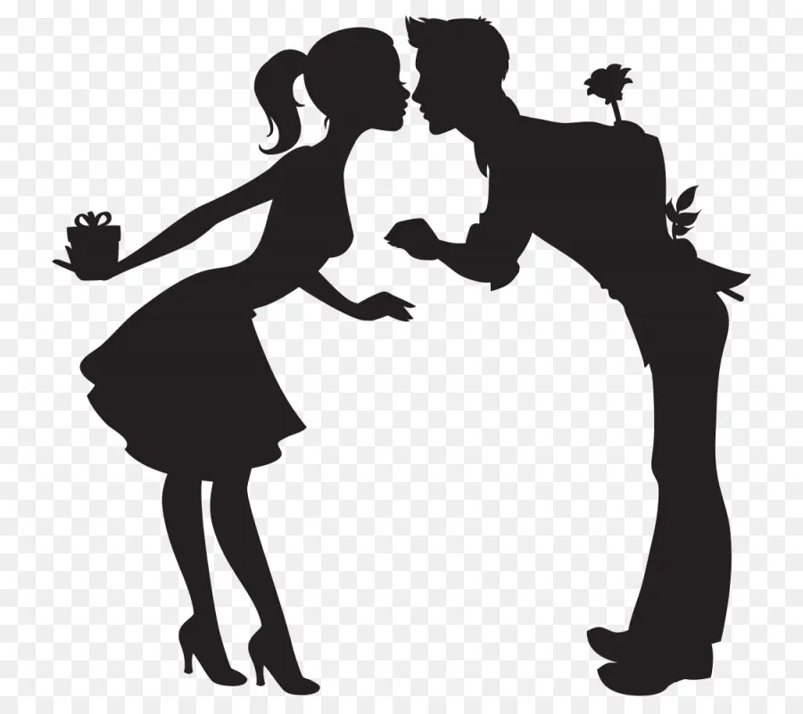 Silhouette，La Saint Valentin PNG