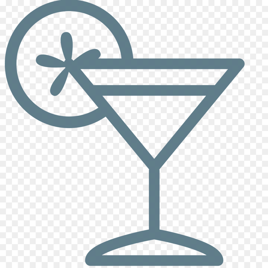 Verre à Cocktail，Paille PNG