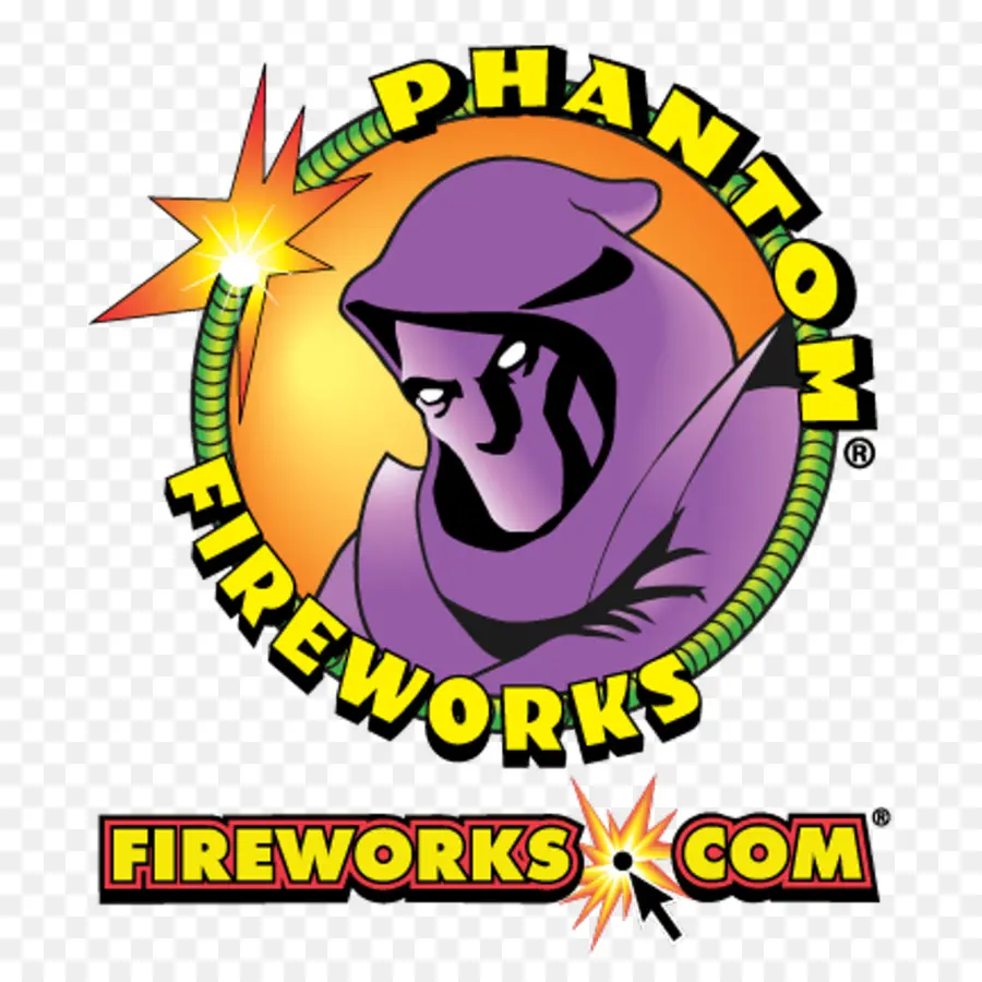 Logo De Feux D'artifice Fantômes，Marque PNG