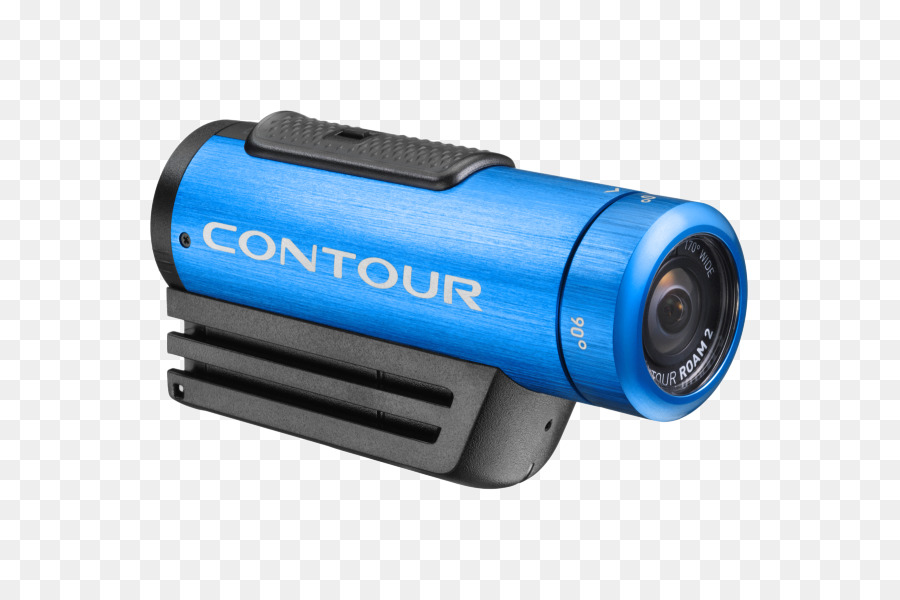 Caméra D'action Bleue，Contour PNG