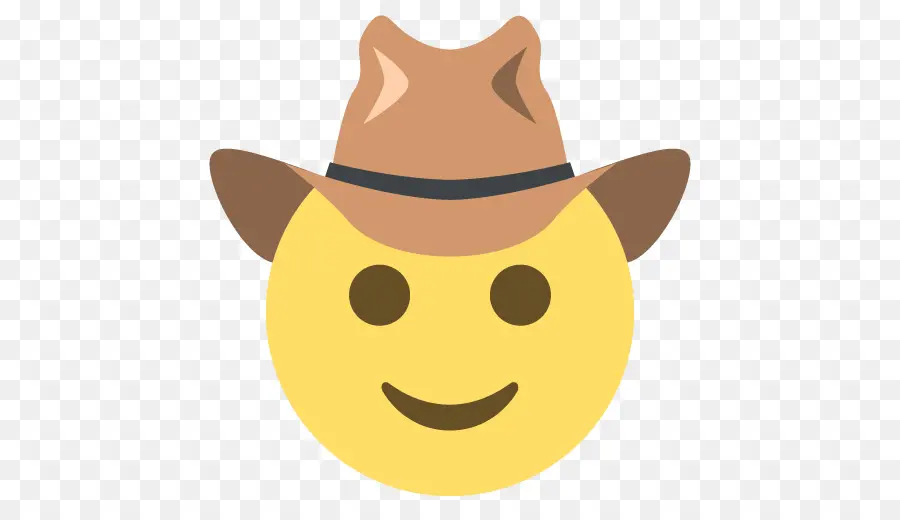 Emoji De Cow Boy，Chapeau PNG