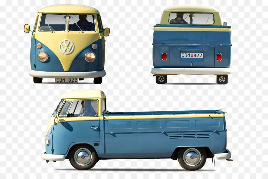 Camion Volkswagen D'époque，Camion PNG