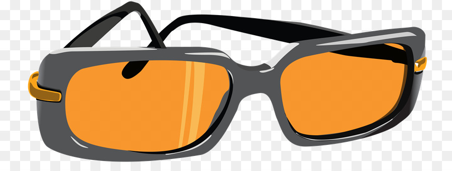 Lunettes De Soleil，Jaune PNG