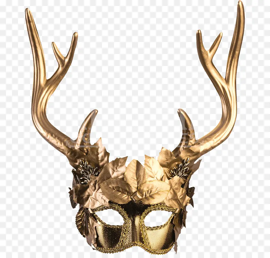 Masque En Bois De Cerf，Masque PNG