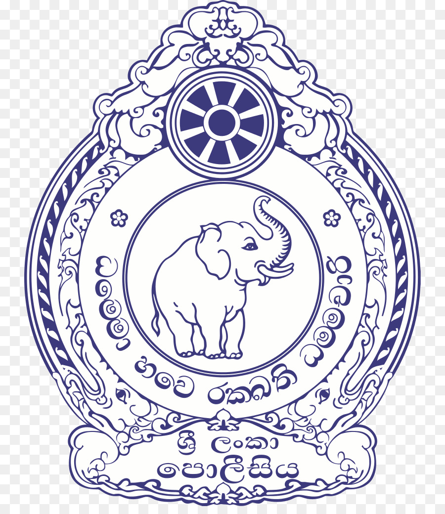 Emblème De La Police Du Sri Lanka，Éléphant PNG