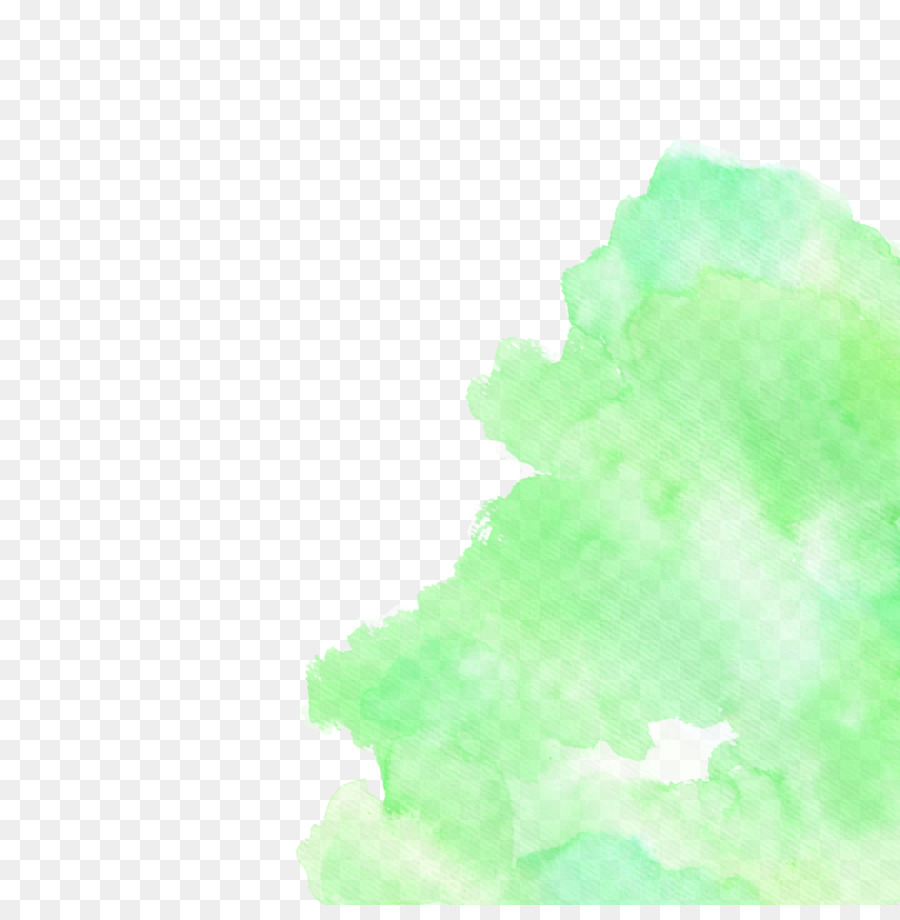 Aquarelle Verte，Art PNG