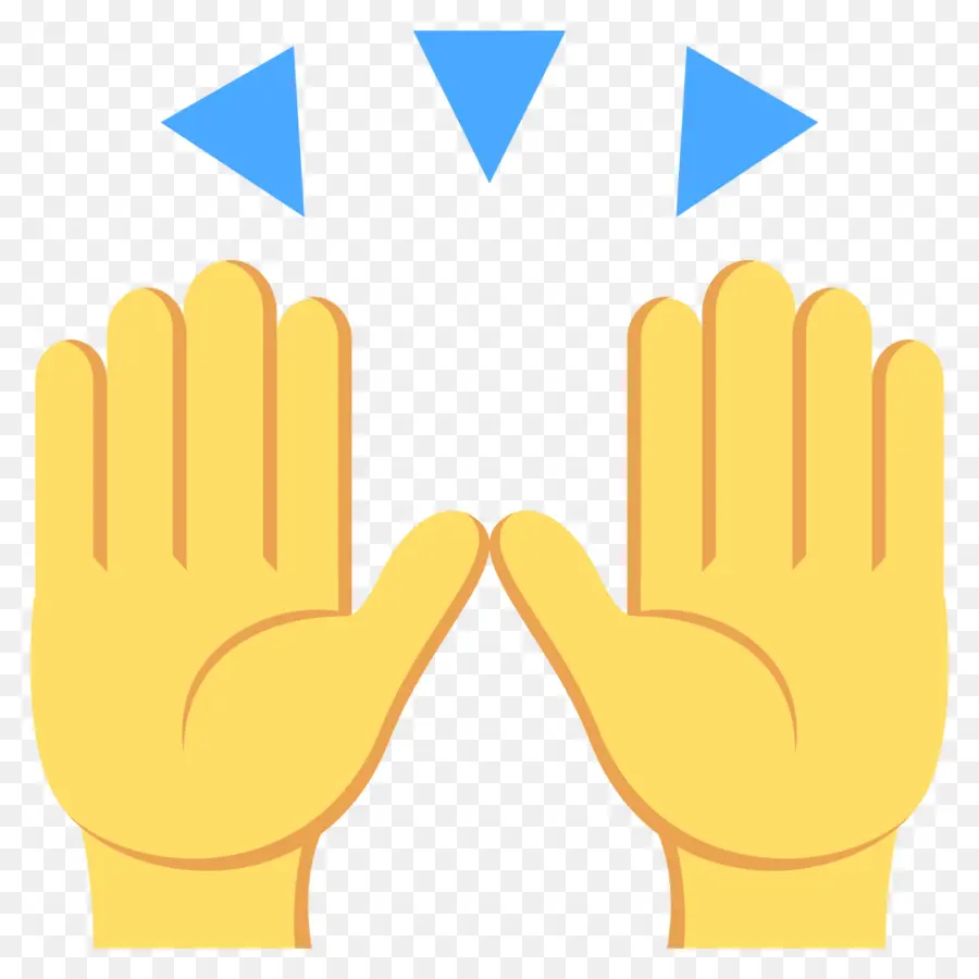 High Five Emoji，Mains PNG