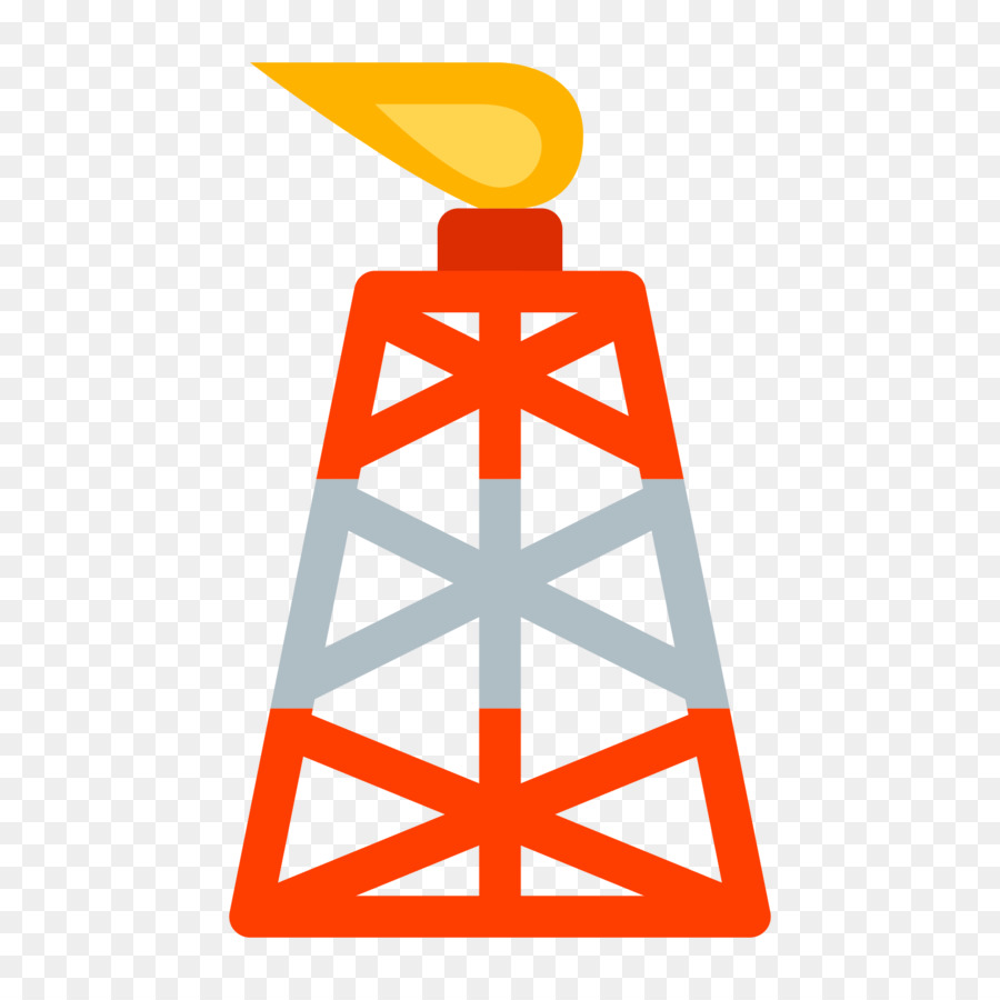 Plate Forme Pétrolière，Flamme PNG