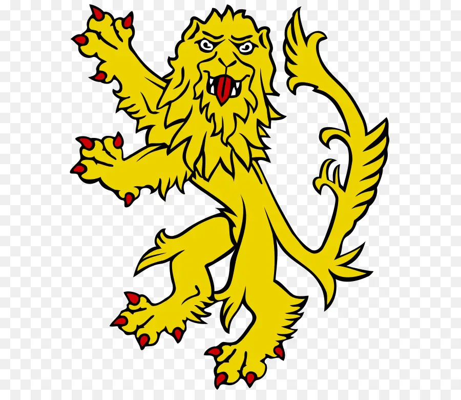 Lion，Bannière Royale De L Ecosse PNG