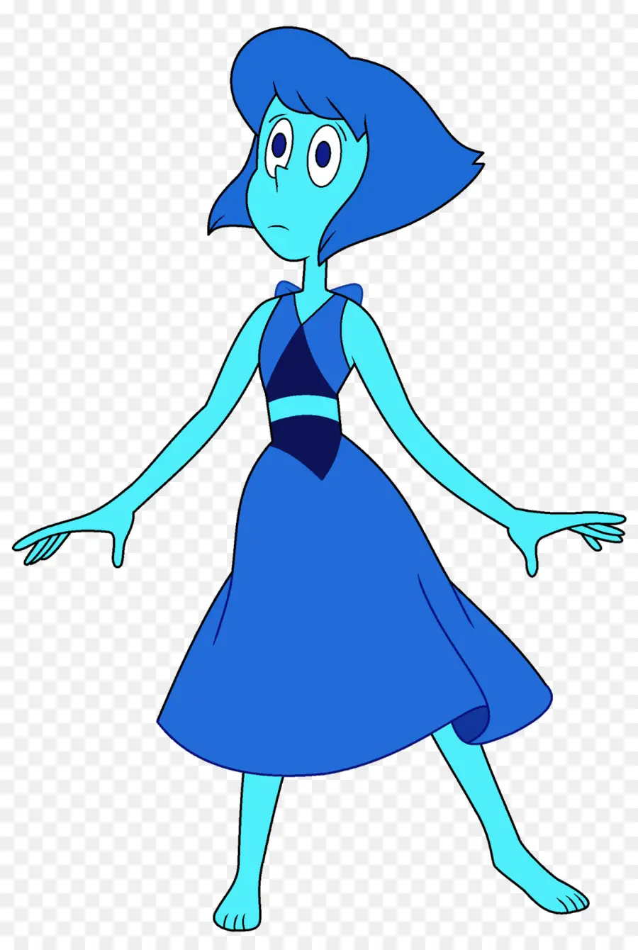 Personnage De Dessin Animé Bleu，Animation PNG