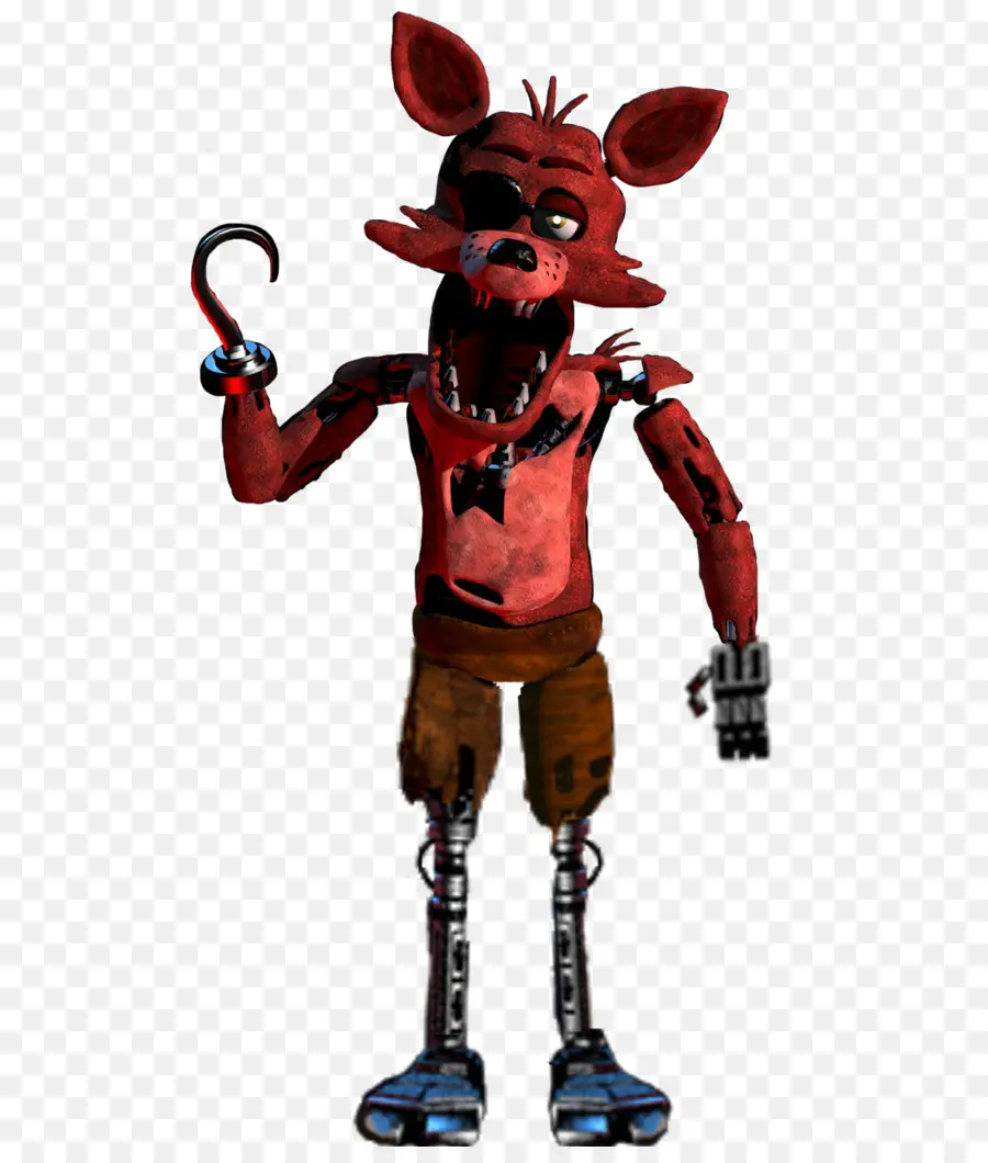 Renard Animatronique Rouge，Robot PNG