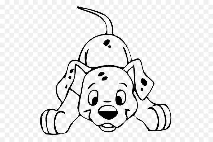 Chiot Dalmatien，Taches PNG