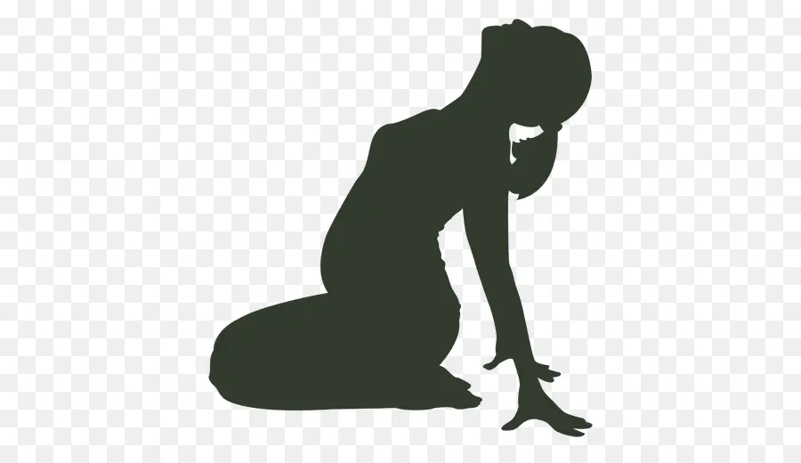 Silhouette，Femme PNG