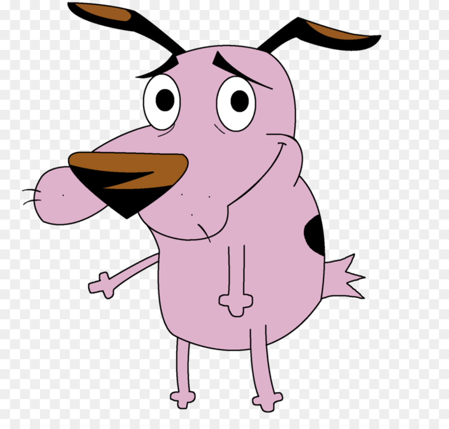 Chien De Dessin Animé Rose，Animal De Compagnie PNG