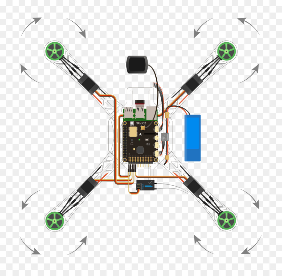 Diagramme De Drone，Quadricoptère PNG