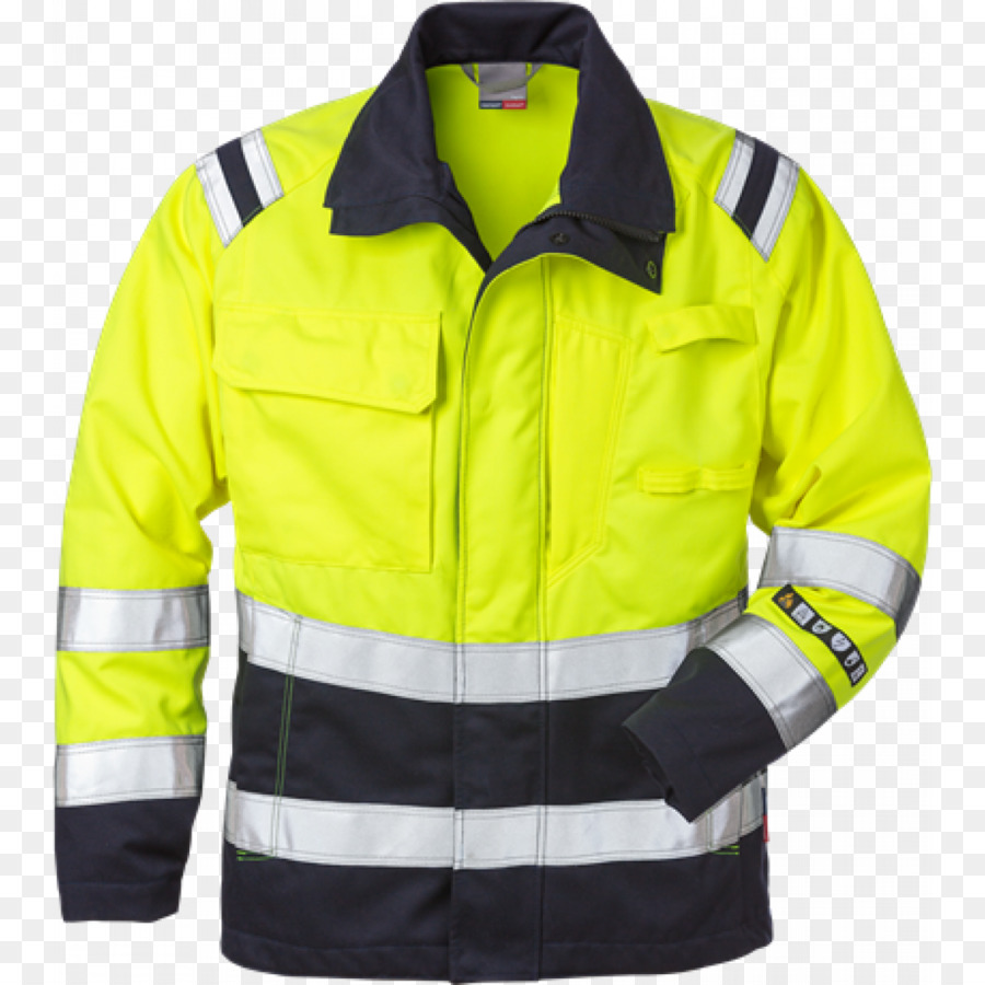 Veste De Sécurité Jaune，Réfléchissant PNG