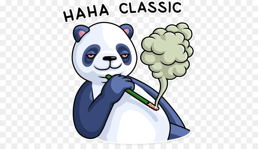 Panda Qui Fume，Panda PNG