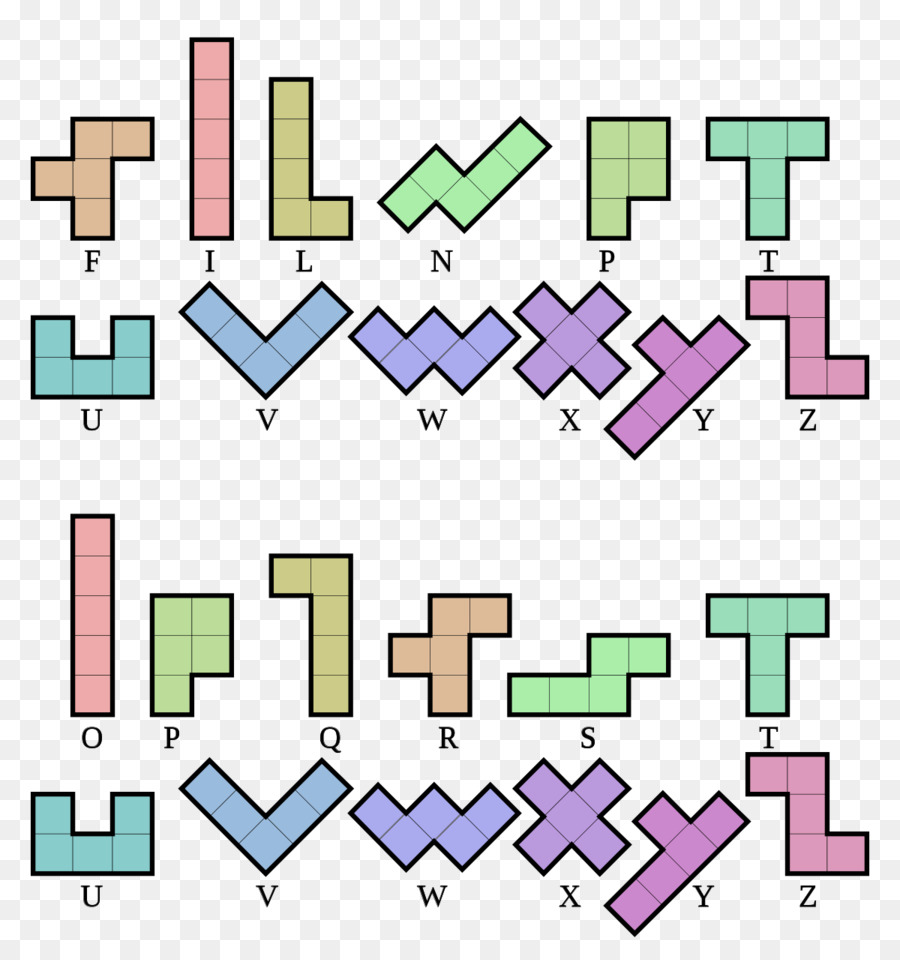 Tetris，Pentamino PNG