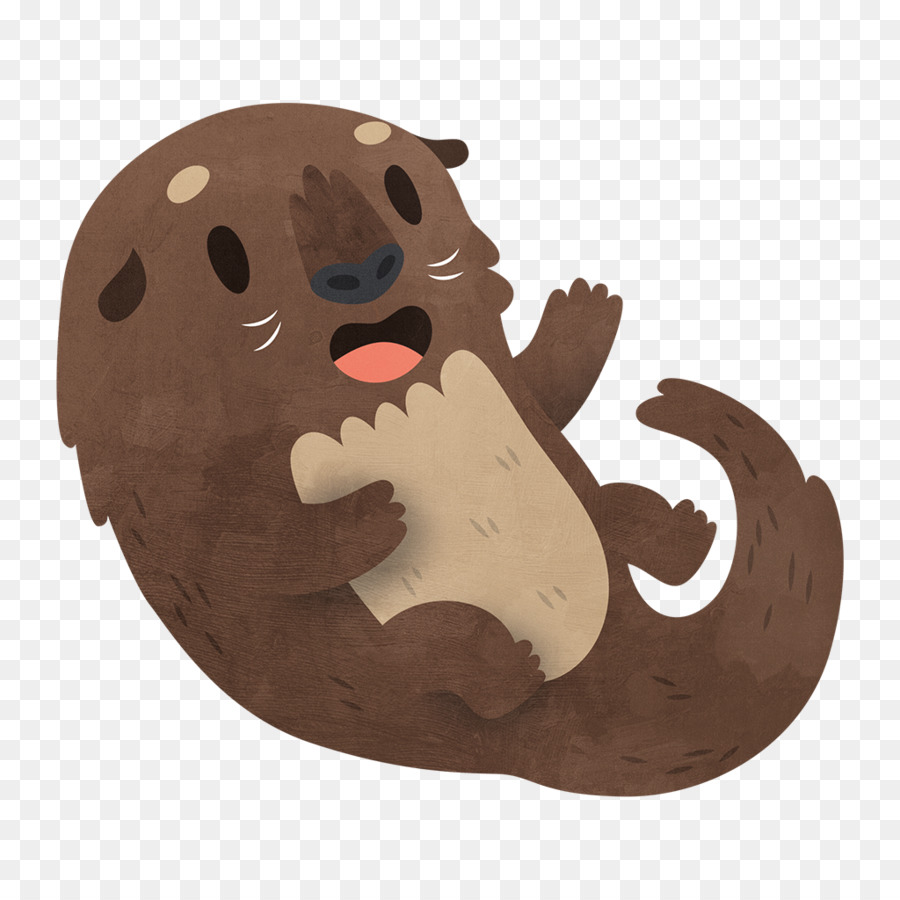 Loutre De Dessin Animé，Mignon PNG