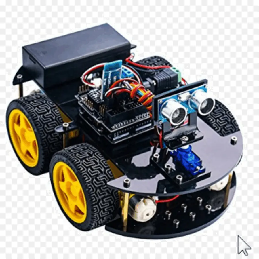 Voiture Robot，Roues PNG