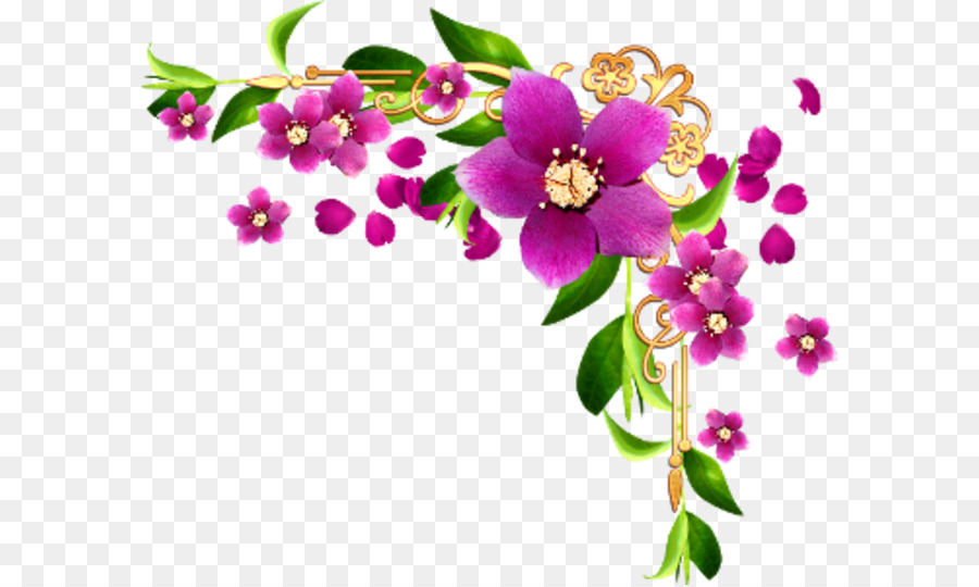 Fleurs Violettes，Fleurs PNG