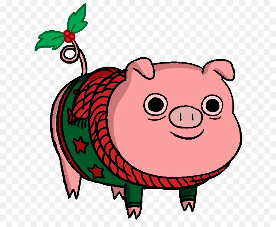 Cochon En Pull，Dessin Animé PNG