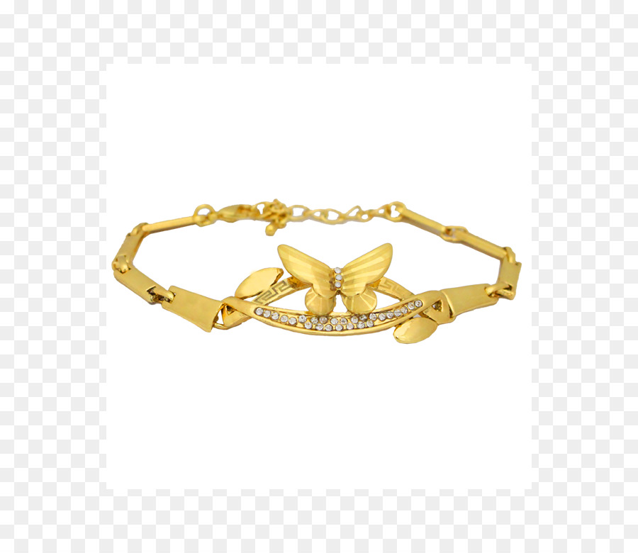 Bracelet En Or，Papillon PNG