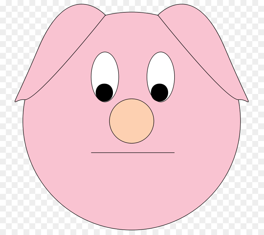 Visage De Cochon，Dessin Animé PNG